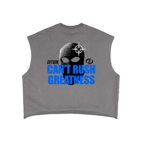 Can't Rush Greatness Grey tee